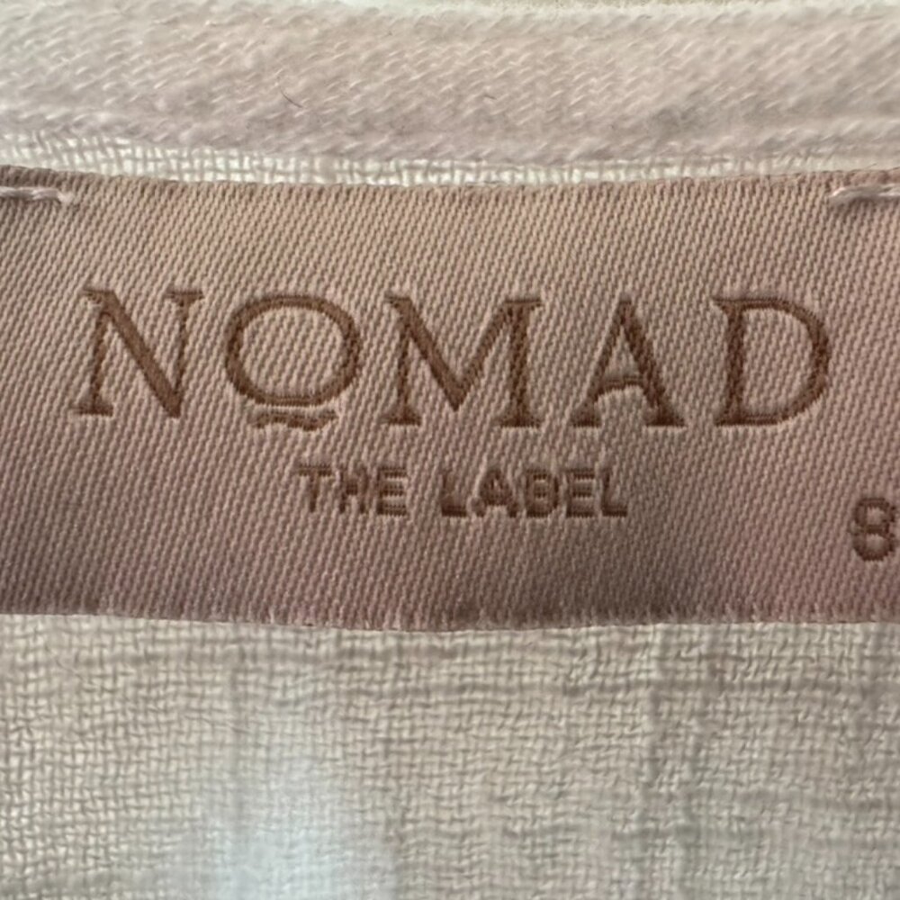 Nomad the Label Daisy Organic Cotton Blouse in Ivory - Picture 5 of 5
